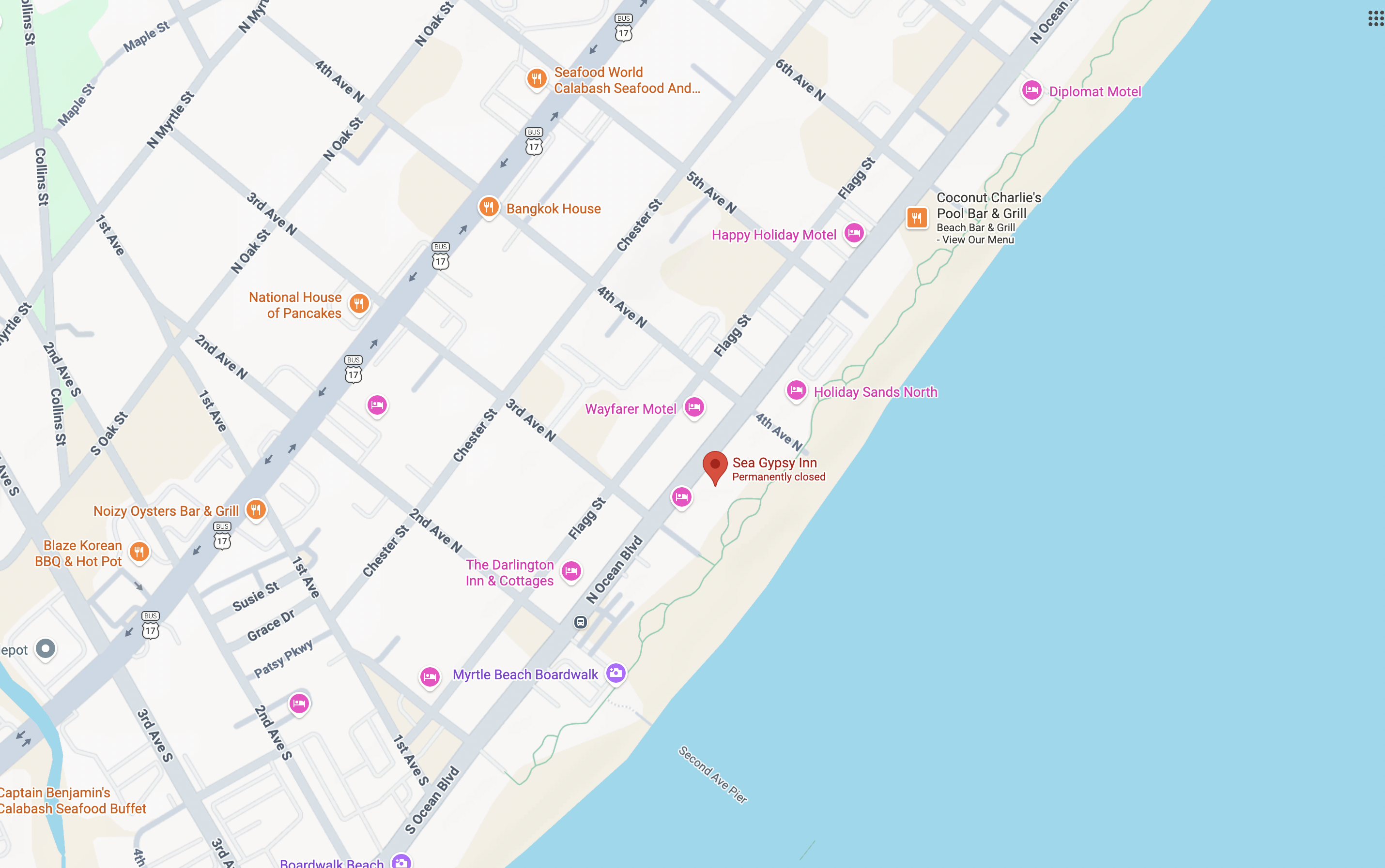 Sea Dip location map